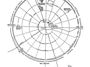 <p>Fig. 2. Topographic map of Shahr-e Gūr  (image: Huff, “Fīrūzābād,” <em>Shahrhā-ye Iran, </em>p. 77).</p>
