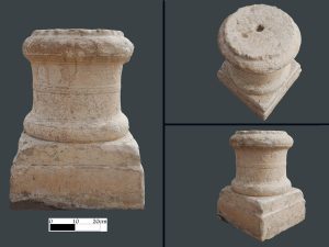 <p>Fig. 12. Stone column bases (photo: Y. Moradi)</p>
