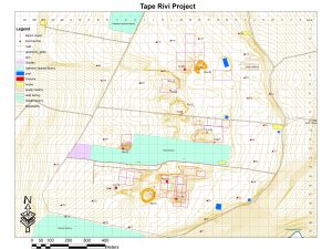 <p>Fig. 1. Map of the archaeological site of Rivi (photo: J. Ja’fari)</p>
