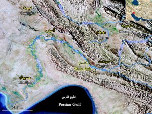 <p>Fig. 1. Map showing the location of Tol-e Chegā Soflā (photo: A. Moghaddam)</p>
