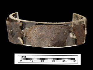 <p>Fig. 8. Remains of a silver bracelet from grave AG1 (photo: Sara Freydouni, the Zohreh Prehistoric Project archive)</p>
