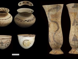 <p>Fig. 9. Various pottery vessels from the Chegā Soflā cemetery (photo: Sara Freydouni and Media Rahmani, the Zohreh Prehistoric Project archive)</p>
