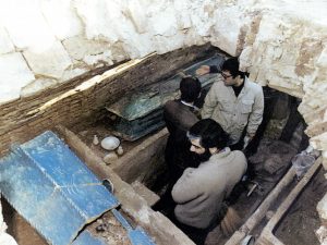 <p>Fig. 1. General view of the subterranean tomb (tomb 1) from above (photo: Mehdi Rahbar)</p>
