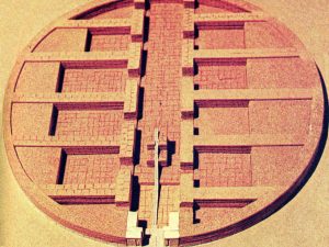 <p>Fig. 3. The model of the central tower of the Maragha Observatory (after Varjavand, <em>Kavosh-e Rasadkhāneh-ye Marāgha)</em></p>
