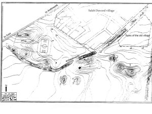 <p>Fig. 1. Topographic map of Sāleh Dāvood (after Rahbar, “Ārāmgāh-e zirzamini-ye elymā’i dar Sāleh Dāvood,” p. 294, fig. 4).</p>
