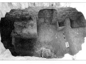 <p>Fig. 10. View of the tomb chamber from above (Rahbar, “Ārāmgāh-e zirzamini-ye elymā’i dar Sāleh Dāvood,” p. 299,  pl. 14)</p>
<p>&nbsp;</p>
<p>&nbsp;</p>
<p>&nbsp;</p>
