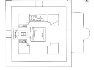 <p>Fig. 2. Plan of the fire temple at Shiyān (after Rezvani)</p>
