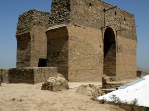 <p>Fig. 4. Tepe Mil. The surviving eastern façade of the vaulted hall in 2018 (photo: DI Darius Foroutan)</p>
