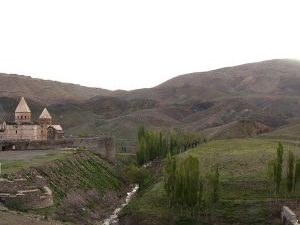 <p>Fig. 1. St. Thaddeus. General view of the monastery from the south (image: C. Adle).</p>
