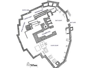 <p>Fig. 3. Plan of the excavated structures at Qalāichi (after Kargar, B., A. Binandeh, and B. Khanmohammadi, <em>M’emāri-ye Tappeh Qalāichi</em>, p. 25)</p>
