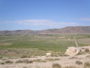 <p>Fig. 1. General view of Pasargadae from the Tall-e Takht</p>
