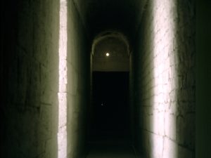 <p>Fig. 12. The vaulted corridor inside the Temple in 1998 (photo: A. Mousavi)</p>
