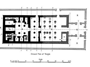 <p>Fig. 2. Plan of the Temple of Amun at Hibis (after Winlock, <em>The Temple of Hibis in El Khārgeh Oasis, </em>vol. 1, pl. 32).</p>