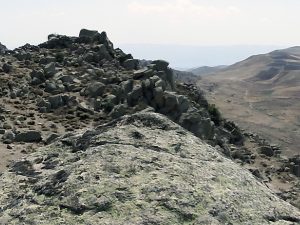 <p>Fig. 2. The peak of the mountain where the inscription is located (photo: M. Dara, published in <em>Katibehāy-e Mikhiy-e Uratu’i az Iran</em>, p. 118)</p>
