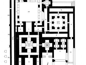 <p>Fig. 11. Takht-e Sōleymān. The main fire temple complex (after Naumann, <em>Die Ruinen von Tacht-e Suleiman und Zendan-e Suleiman</em>, fig. 24).</p>
