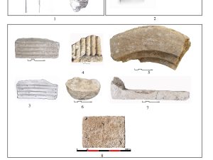 <p>Fig. 7. Fragments of appliques that once decorated upper part of the columns (photo: A. Hasanpour)</p>
