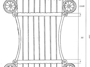 <p>Fig. 6. Drawing of the voluted section of a column capital (drawing: A. Askari Chaverdi)</p>
