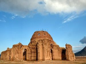 <p>Fig. 2. The Sarvestan monument from the southwest (image: B. Sedighi, © ICHHTO, Nomination text)</p>
