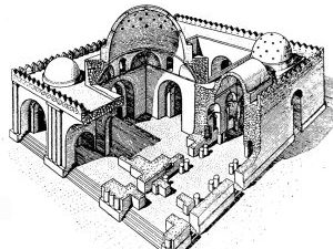 <p>Fig. 4. The reconstruction by Oscar Reuther (after Reuther, “Sasanian Architecture,” 1938)</p>
