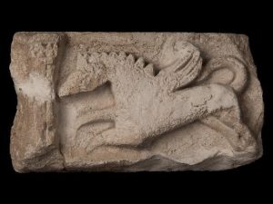 <p>Fig. 2. A stucco panel depicting a winged horse (photo: L. Khosravi)</p>
